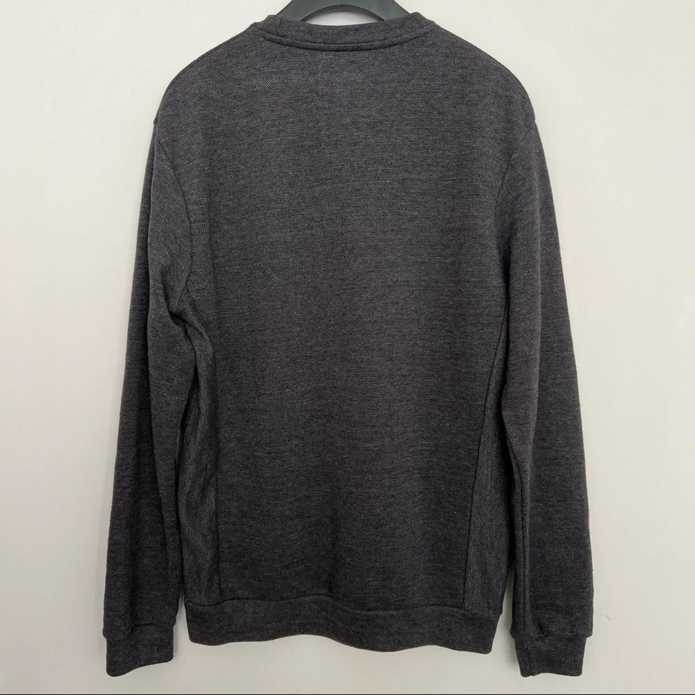 ZARA Essentials Daily Outfit Gray Crewneck Sweater Size Large - Picture 4 of 4